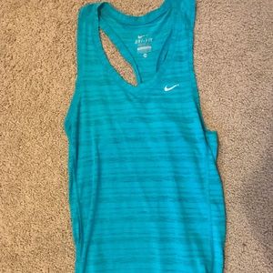 Nike blue athletic tank